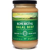 Halal Beef Bone Broth Concentrate- Natural Beef- Gluten- Dairy Free. Nueva Zelanda Carne de res alimentada con pasto…